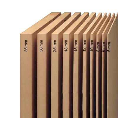 Carta di melamina di 18 mm con facciata a lato singolo carta bianca a sublimazione Mdf per interni