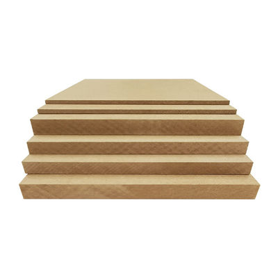 1220*2440mm 18mm 3mm 12mm Plain MDF Board con colori di melamina e fibra di legno