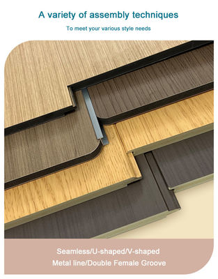 Caratteristica architettonica Tavola da parete con materiale MDF impermeabile e modello 3D Damasco