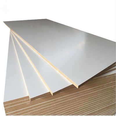 Tavola in fibra di densità media 16 mm Bianco lucido/legno Melamina Mdf per la fabbricazione di mobili